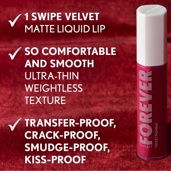 COVERGIRL Outlast Forever Velvet Pigment Matte Lipstick 650 Daydream - Picture 3 of 5